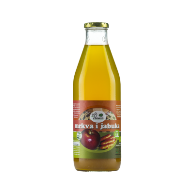 Veselic Sok Od Mrkve I Jabuke 1l Napitci Voda Sokovi I Smoothies Zdrava Hrana Web Shop Hrvatska Cijena Ponuda Prodaja