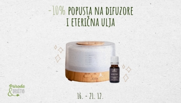 -10% na difuzore i eterična ulja