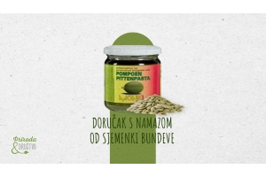 Namaz od bučinih sjemenki, za jesenski doručak