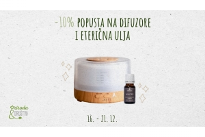 -10% na difuzore i eterična ulja