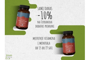 10% popusta na Terranova suplemente - Mjerenje vitamina i minerala