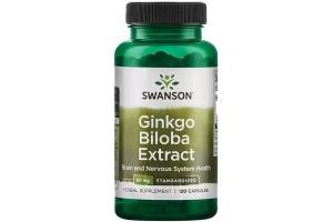 SWANSON GINKGO BILOBA 120 mg: Prednosti, nuspojave i doziranje