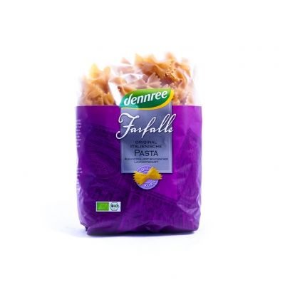DENNREE BIOTVRDOPŠENIČNA INTEGRALNA TJESTENINA FARFALLE 500g prodaja po povoljnoj cijeni 2.05 €