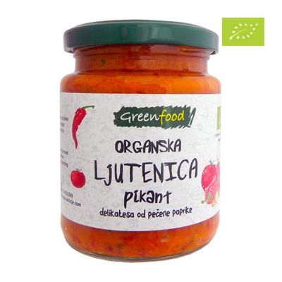 GREENFOOD ORGANSKA LJUTENICA PIKANT, 260g prodaja po povoljnoj cijeni 5.60 €