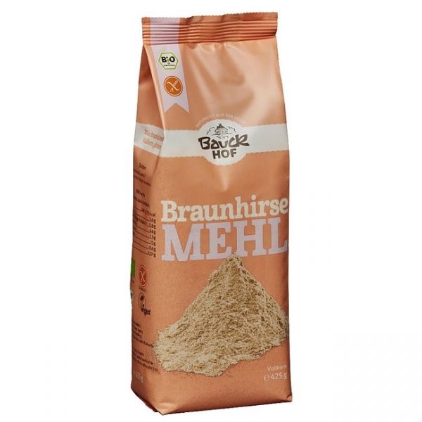 Prodaja BAUCK HOF CJELOZRNATO BRAŠNO OD PROSA, BEZ GLUTENA 425g po povoljnoj cijeni