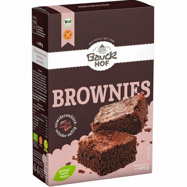 Prodaja BAUCK HOF PRIPRAVAK ZA BIOBROWNIES KOLAČIĆE BEZ GLUTENA 400g po povoljnoj cijeni