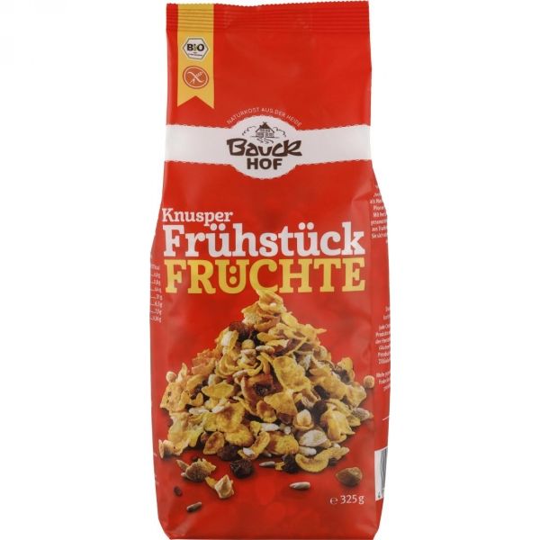 Prodaja BAUCK HOF HRSKAVE BIOVOĆNE PAHULJICE BEZ GLUTENA 325g po povoljnoj cijeni