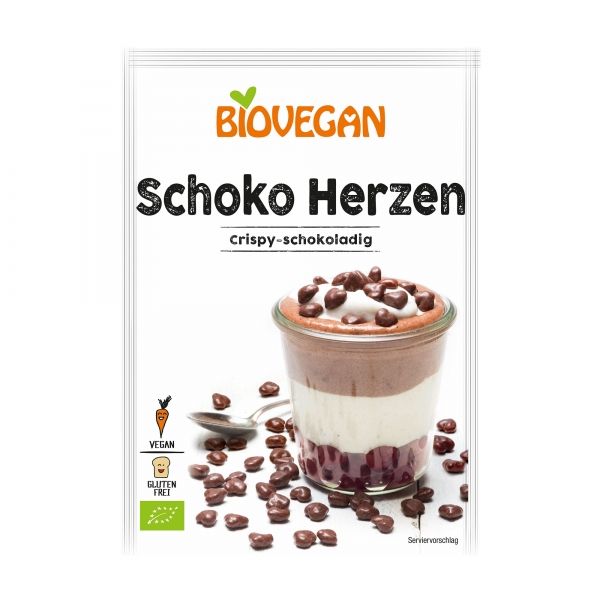Prodaja BIOVEGAN BIOČOKOLADNA SRCA, BEZ GLUTENA 35g po povoljnoj cijeni