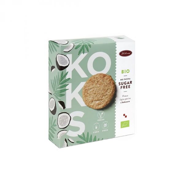Prodaja DELICIA BIO KOKOS KEKSI, 135 g po povoljnoj cijeni
