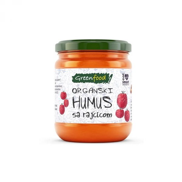 Prodaja GREENFOOD ORGANSKI HUMUS S RAJČICOM, 280 g po povoljnoj cijeni