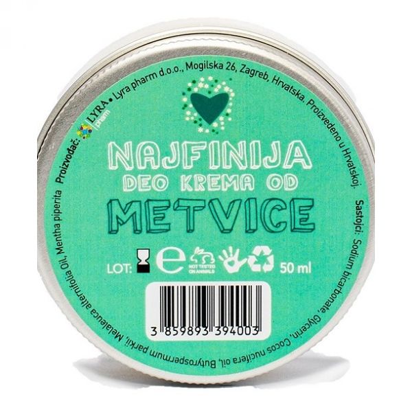 Prodaja LYRA NAJFINIJA DEO KREMA OD METVICE ,50ml po povoljnoj cijeni