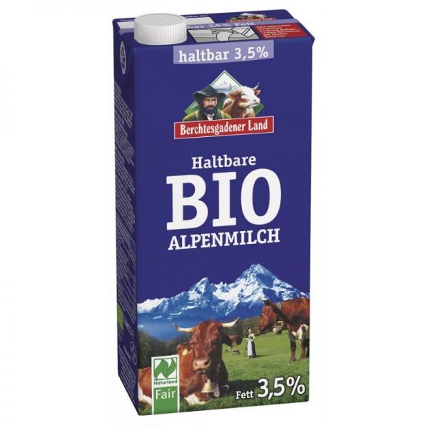 Prodaja BERCHTESG,  PUNOMASNO (3,5% M.M.)  ALPSKO MLIJEKO BEZ LAKTOZE, 1 L po povoljnoj cijeni