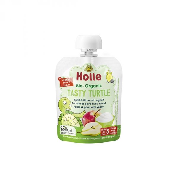 Prodaja HOLLE DJEČJI  PIRE OD JABUKE I KRUŠKE S JOGURTOM , 85 g po povoljnoj cijeni