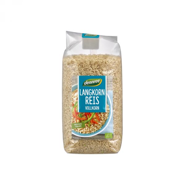 Prodaja DENNREE INTEGRALNA BIORIŽA DUGOG ZRNA, 1kg po povoljnoj cijeni