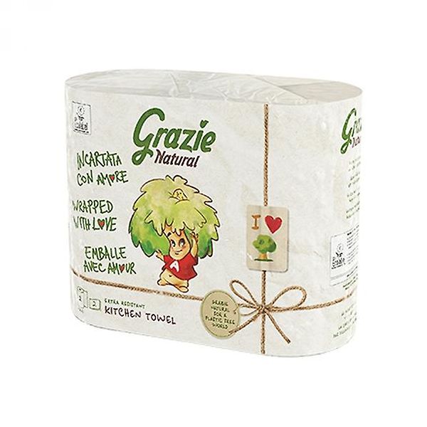 Prodaja GRAZIE ECO NATURAL PAPIRNATI UBRUSI 100 LISTIĆA/2 ROLE po povoljnoj cijeni