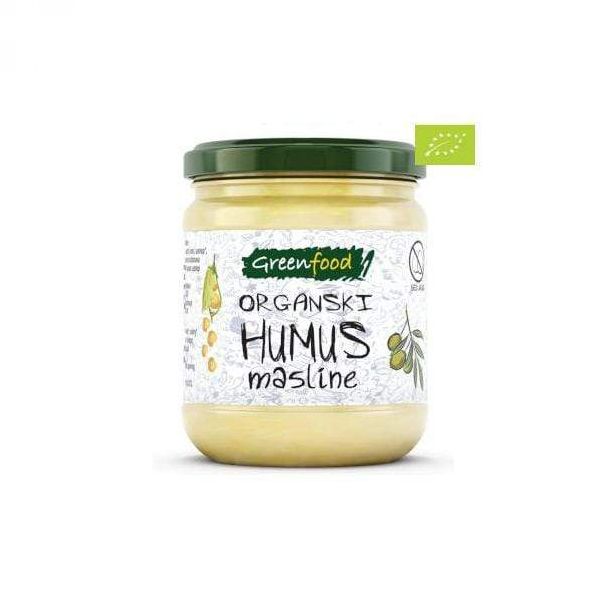 Prodaja GREENFOOD ORGANSKI HUMUS S MASLINAMA, 280 g po povoljnoj cijeni