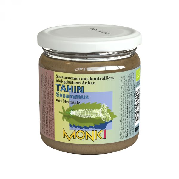 Prodaja MONKI TAHIN BIOSEZAMOVA PASTA S MORSKOM SOLI 330g po povoljnoj cijeni