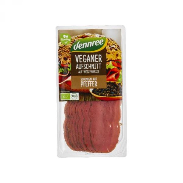 Prodaja DENNREE VEGANSKA SALAMA NA BAZI PŠENICE S PAPRIKOM I PAPROM, 90 g po povoljnoj cijeni