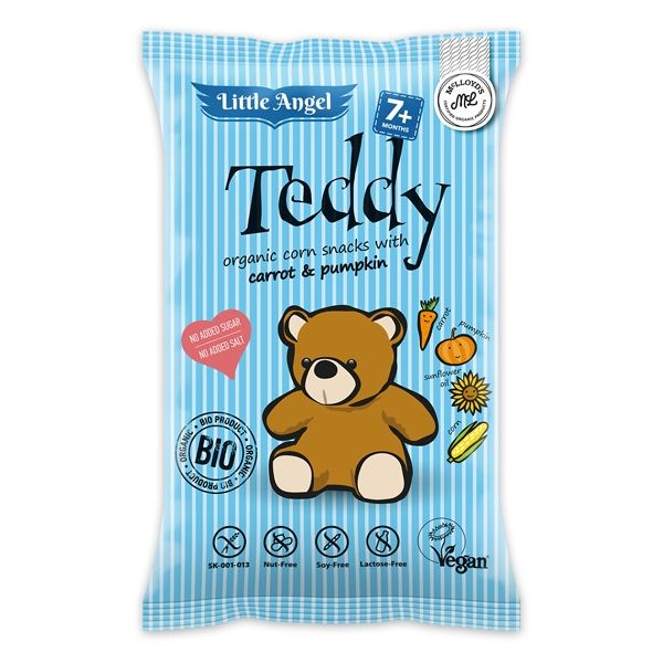 Prodaja LITTLE ANGEL KUKURUZNI FLIPS S MRKVOM I BUNDEVOM 7+m, 30g po povoljnoj cijeni